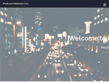 Tablet Screenshot of producersnational.com